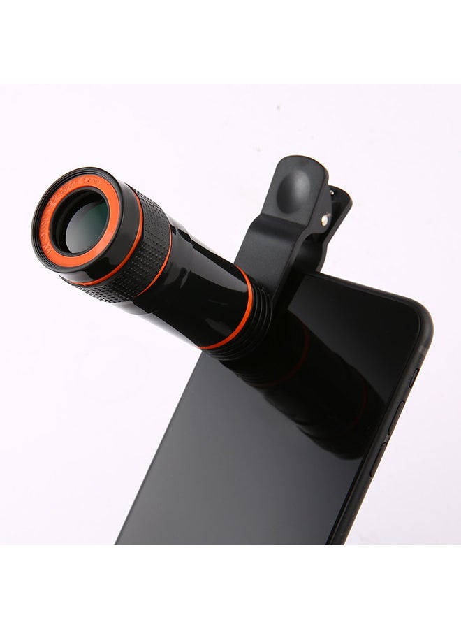 Mini High Magnification Monocular Telescope Lens For Digital Camera Black - Image 2