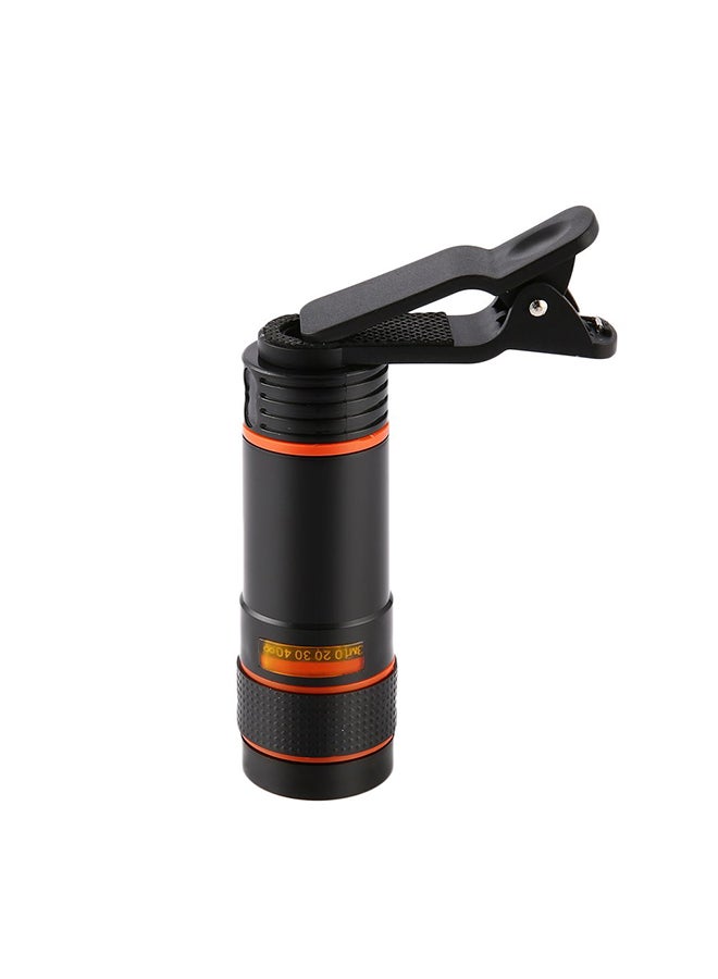 Mini High Magnification Monocular Telescope Lens For Digital Camera Black - Image 3