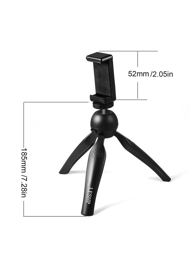 ليشب طقم حامل ثلاثي القوائم لتصوير السيلفي بالهاتف مكون 3 قطع أسود - Image 4