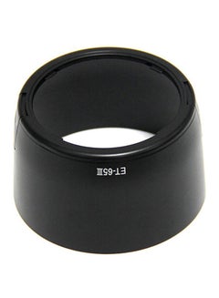 Generic Drum Shape  Lens Hood Mount For Canon ET-65III Black  - Image 1