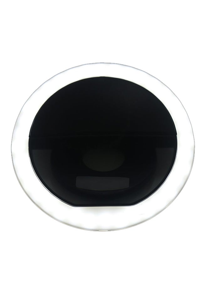 أنبوب LED حلقي مصغر لصور السيلفي يثبت على الهاتف بتصميم قابل للشحن SG-11 أبيض - Image 1