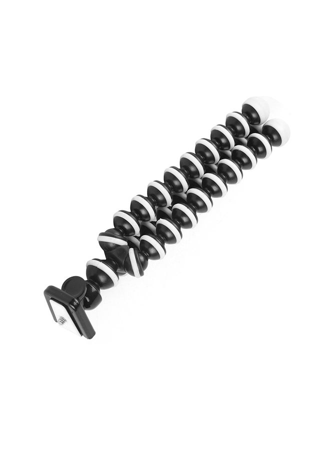 QFT450 Universal Octopus Flexible Tripod Bracket Selfie Stand With Adjustable Holder Black - Image 3