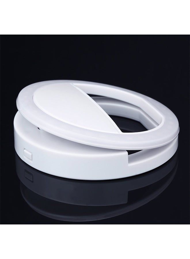 حلقة ضوء فلاش محمولة بمصابيح LED ماكرو أبيض - Image 2