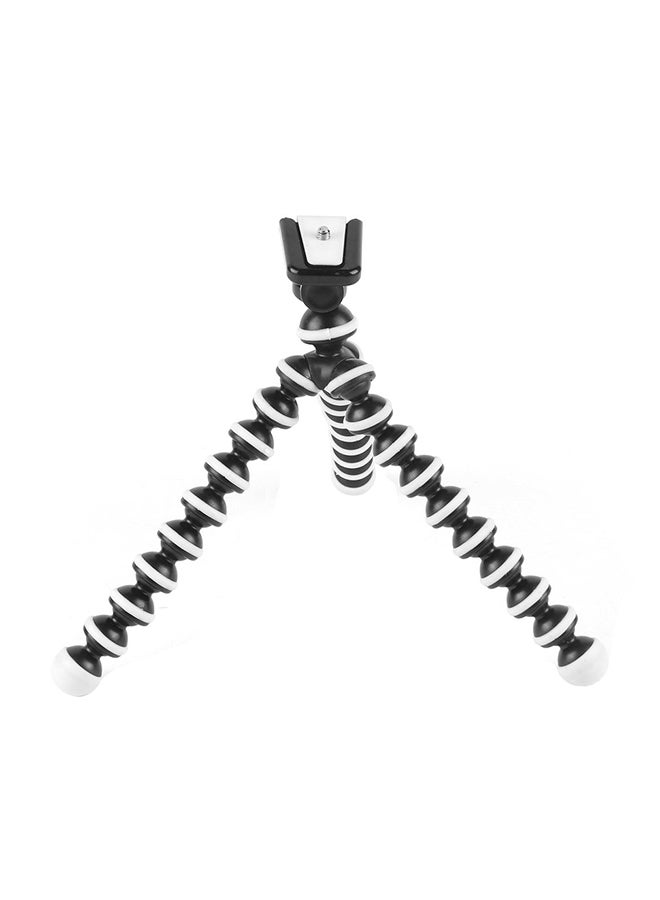 QFT450 Universal Octopus Flexible Tripod Bracket Selfie Stand With Adjustable Holder Black - Image 2