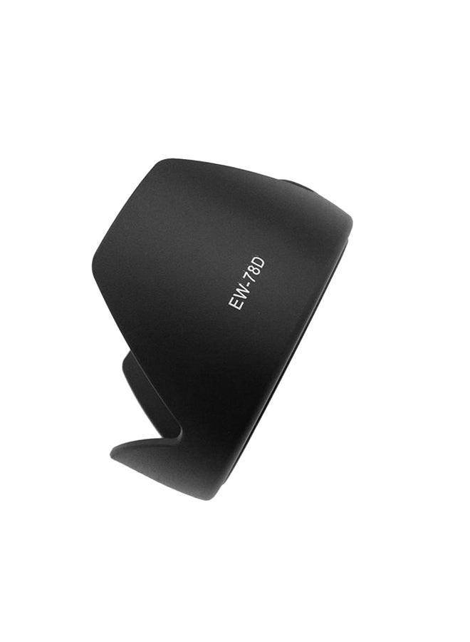 Generic Protective Lotus Lens Hood Mount For Canon EW-78D Black  - Image 5