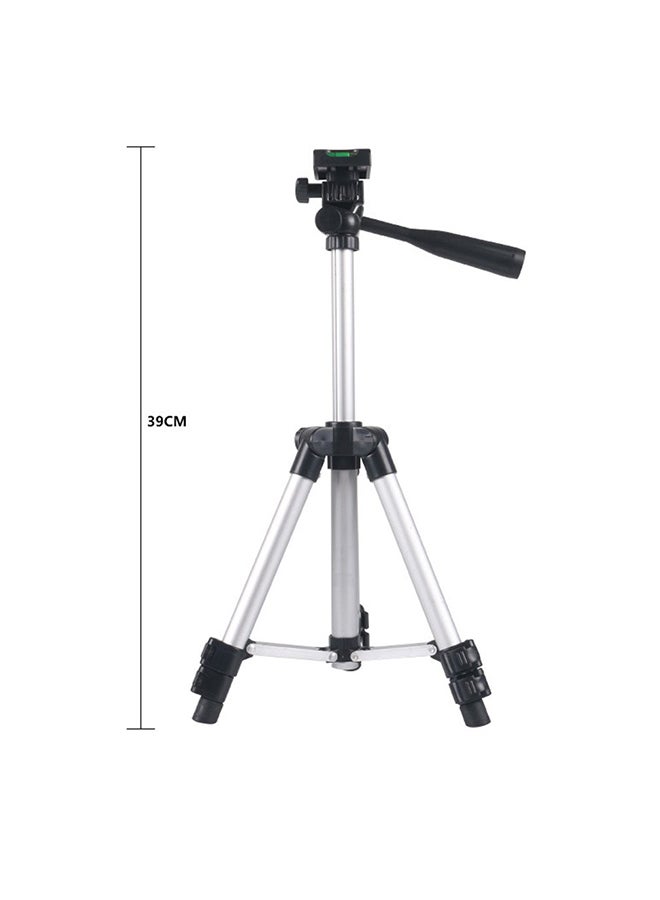 حامل ثلاثي القوائم تلسكوبي احترافي مصنوع من الألومنيوم لجميع أنواع الكاميرات أسود/ رمادي - Image 4