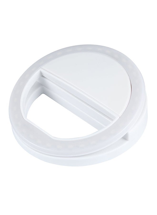 حلقة ضوء فلاش محمولة بمصابيح LED ماكرو أبيض - Image 1