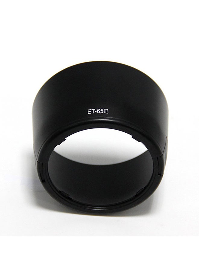 Drum Shape  Lens Hood Mount For Canon ET-65III Black  - Image 5