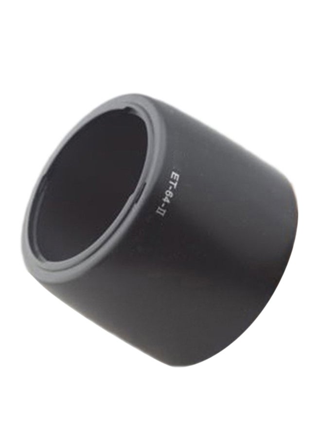Drum Shape Lens Hood Mount For Canon ET-64II Black  - Image 1