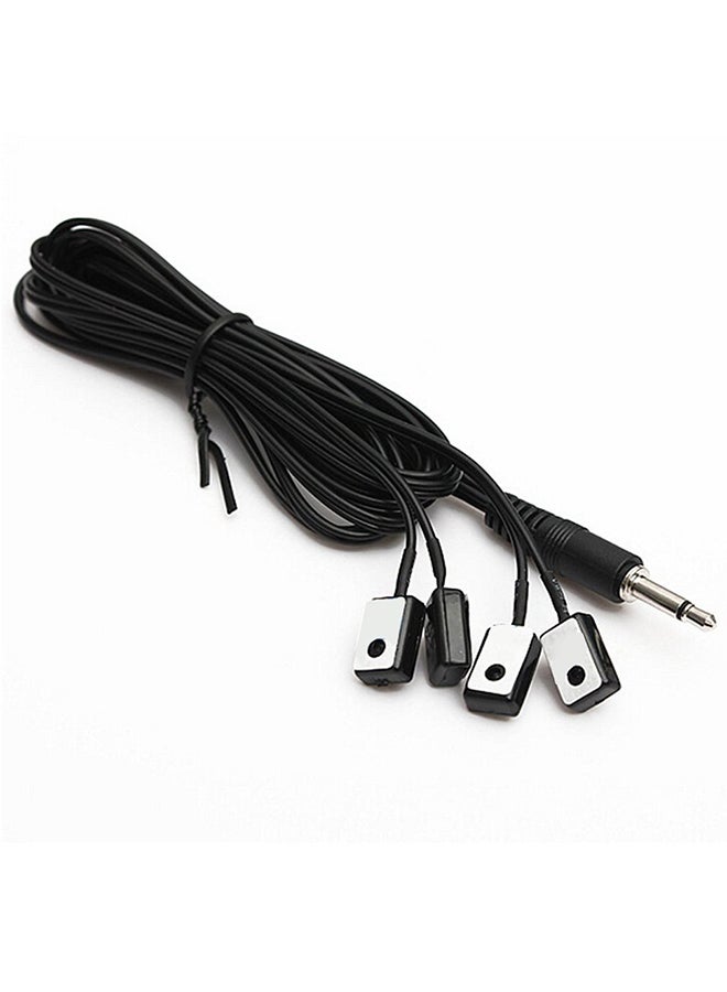 IR Infrared Remote Control Receiver Extender Repeater Emitter USB Adapter Black
