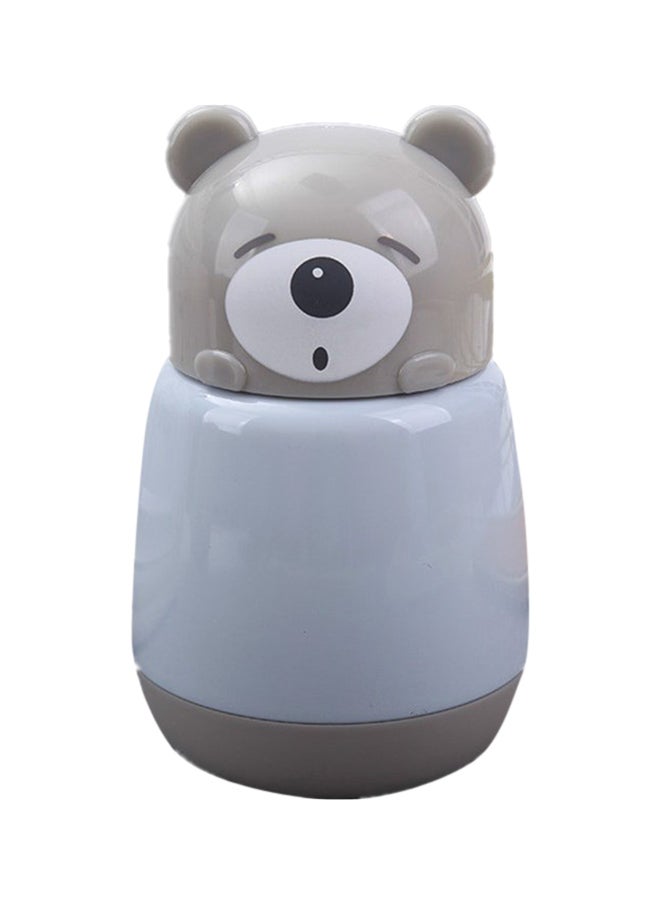 Portable Bear Thermos Cup Grey 240ml