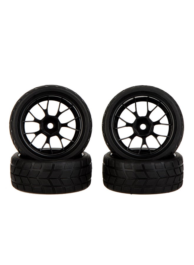 GoolRC 4-Piece Rally Car Rim Wheels And Tires 20101 for Traxxas HSP Tamiya HPI Kyosho RC Car - Image 1