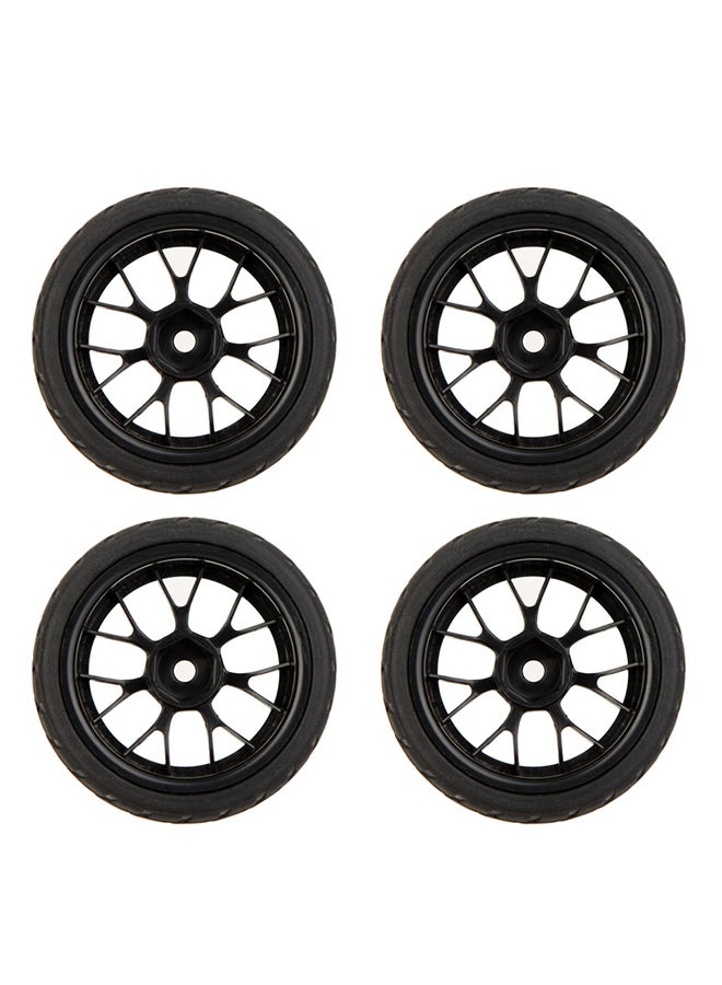 GoolRC 4-Piece Rally Car Rim Wheels And Tires 20101 for Traxxas HSP Tamiya HPI Kyosho RC Car - Image 2