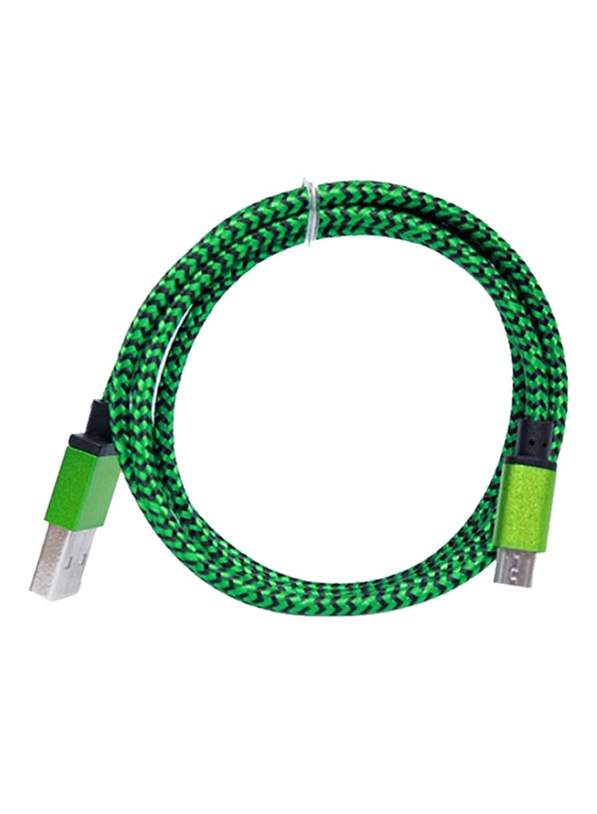 Bluelans Micro USB Data Sync Charger Cable Cord Green
