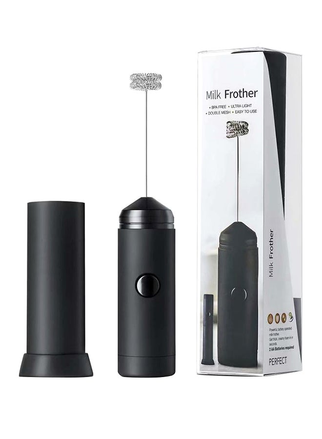 Generic Electric Milk Frother Black 21.5centimeter 