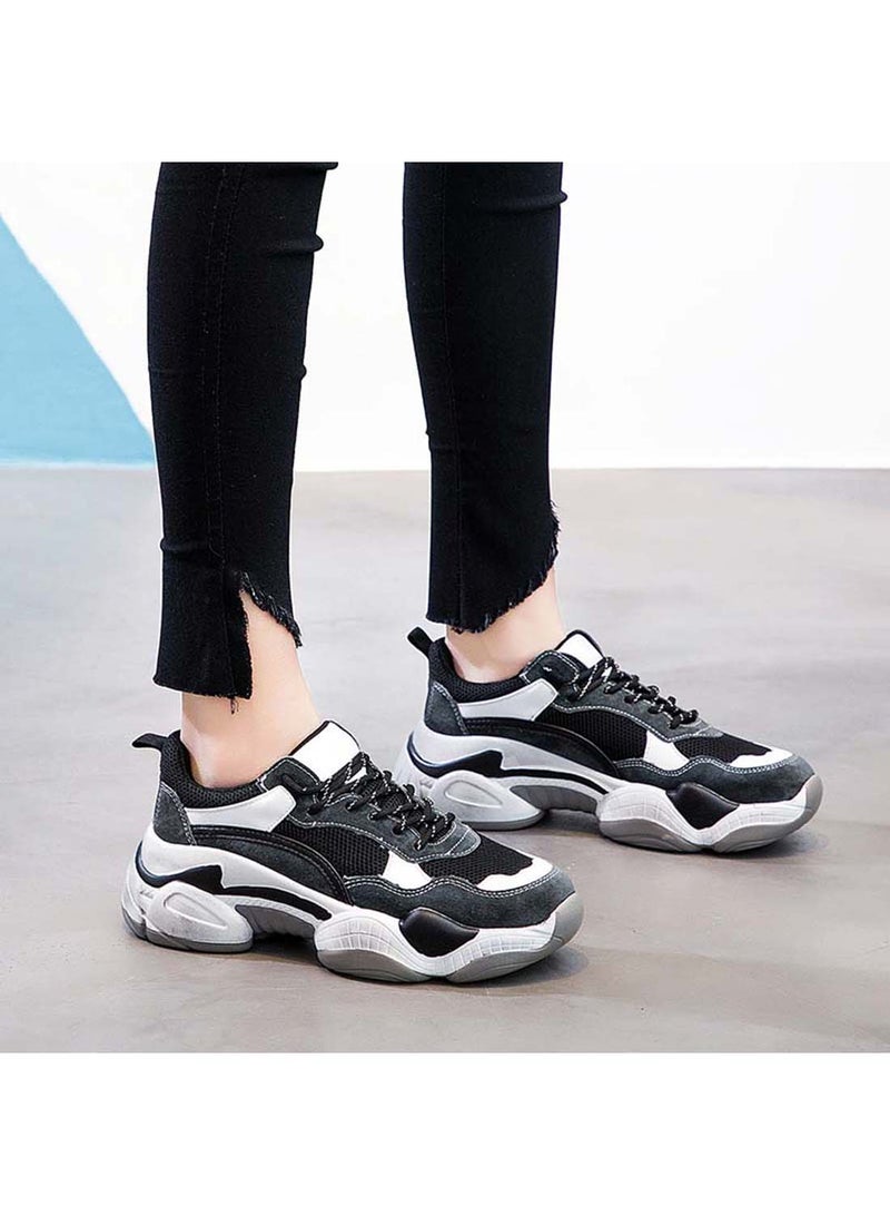 Husk'sWare Casual Lace Up Athletic Shoes Black  - Image 2