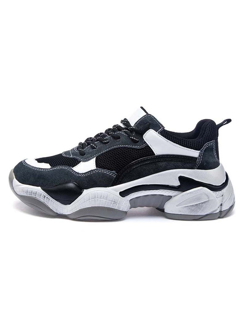 Husk'sWare Casual Lace Up Athletic Shoes Black  - Image 1