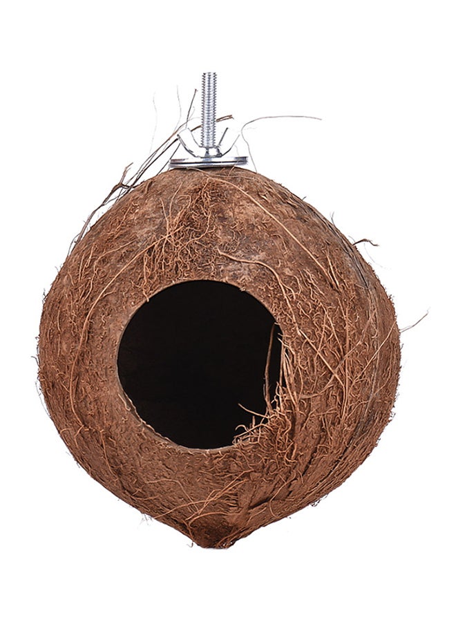 Generic Coconut Bird House Nest Brown 18x15x15cm  - Image 1