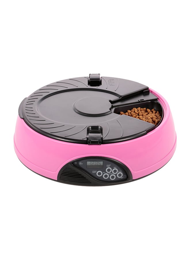مؤقت إطعام آلي للقطط/الكلاب مع مسجل صوتي للـ4 وجبات وقابلية لبرمجة الوقت متعدد الألوان 33x11.5x32.5Ø³Ù†ØªÙŠÙ…ØªØ± - Image 2