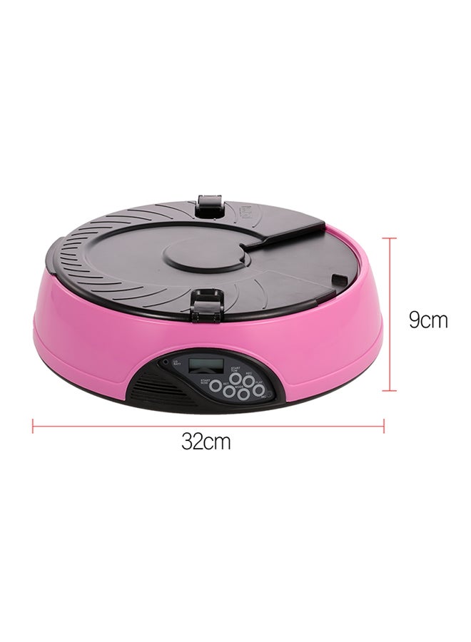 مؤقت إطعام آلي للقطط/الكلاب مع مسجل صوتي للـ4 وجبات وقابلية لبرمجة الوقت متعدد الألوان 33x11.5x32.5Ø³Ù†ØªÙŠÙ…ØªØ± - Image 1