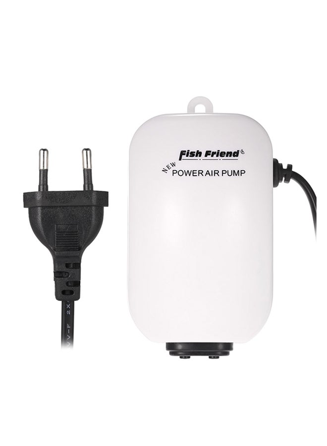 Generic Double Outlet Aquarium Air Pump White 12X6X8cm  - Image 2