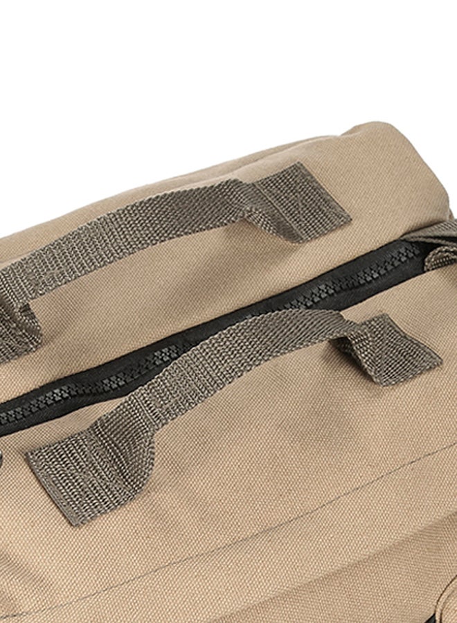 Generic Cotton Canvas Outdoor Travel Backpack Brown 35X4X26centimeter  - Image 3