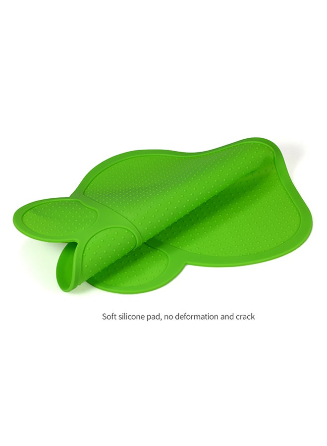 Generic Heat Resistant Silicone Placemat Green 11.8x5.2x11.8cm  - Image 2