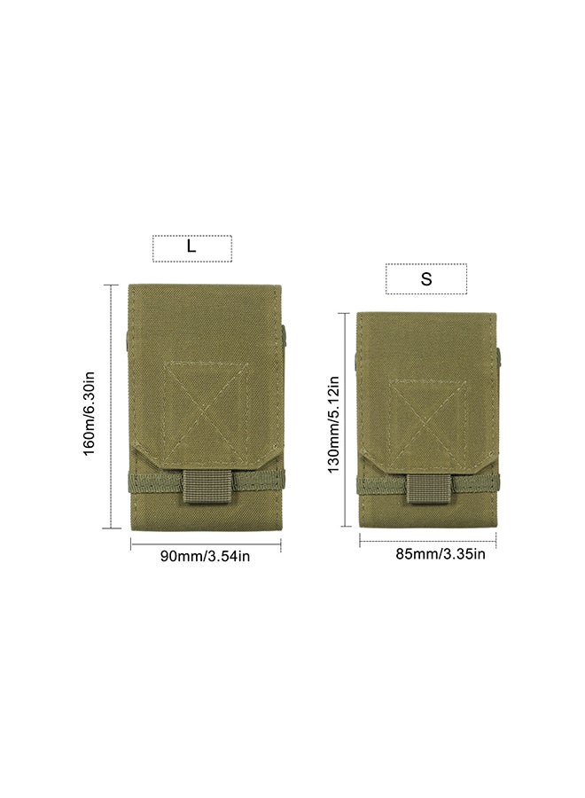 Generic Army Camouflage Bag For Mobile Phone Smartphone Pouch Cover Hoop Loop Belt Case Outdoor Waist Bag Purse Size S-5 Inch 60grams - Image 4