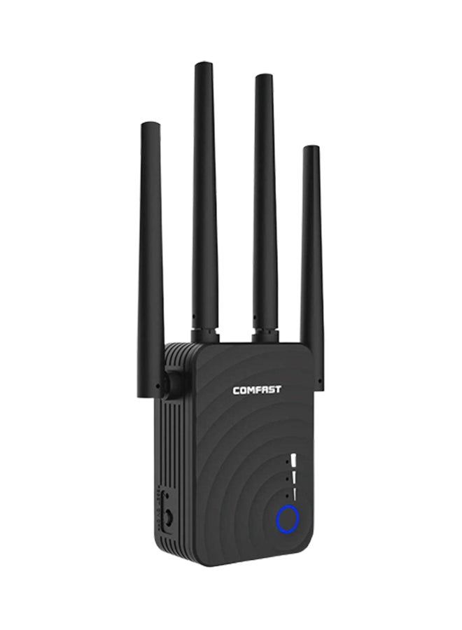 comfast WiFi Range Extender Black 