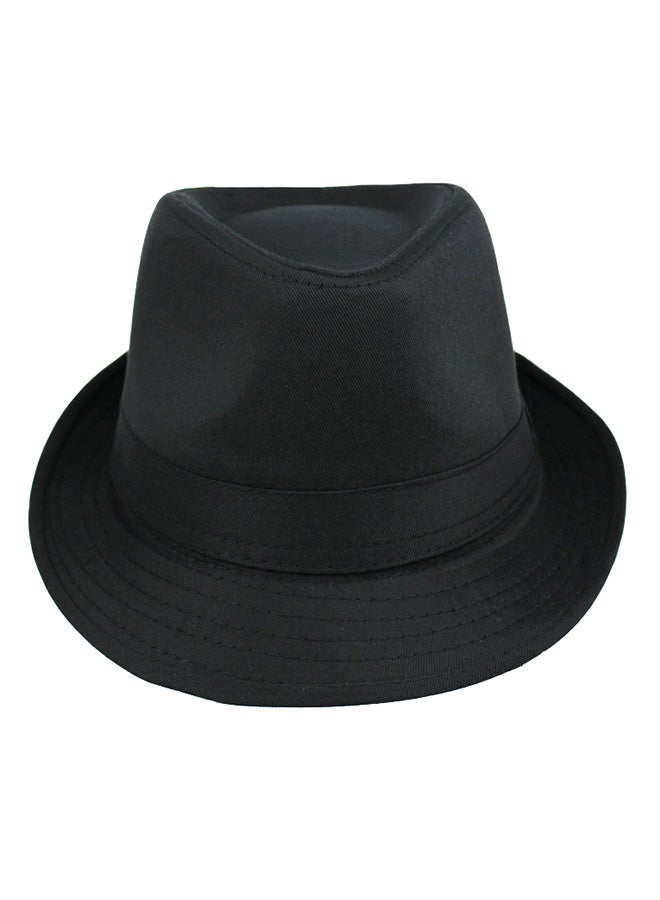 Casual Fedora Hat Black - Image 1