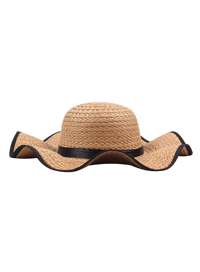 Generic - Straw Bowknot Hat Light Brown - Image 1