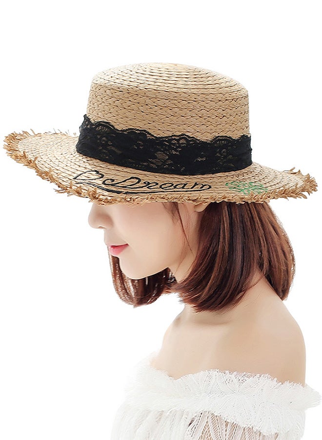 Straw Hat Light Brown - Image 3