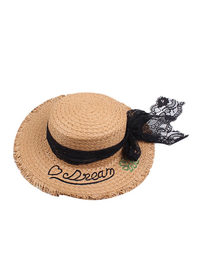 Straw Hat Light Brown - Image 1