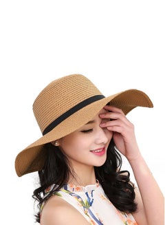 Generic Bowknot Straw Hat Coffee  - Image 3