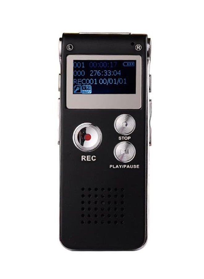 Digital Audio Voice Recorder And USB MP3 Player WDD51207282_H Black/White  - Image 1