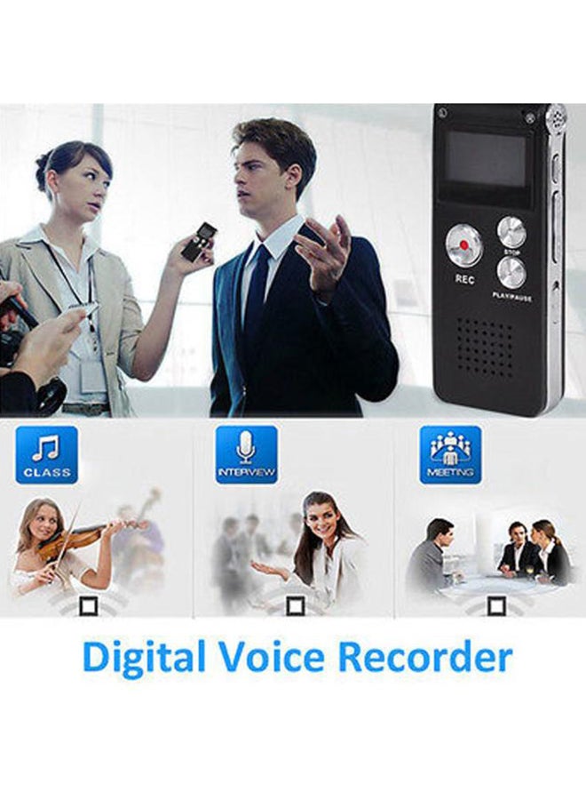 Digital Audio Voice Recorder And USB MP3 Player WDD51207282_H Black/White  - Image 4