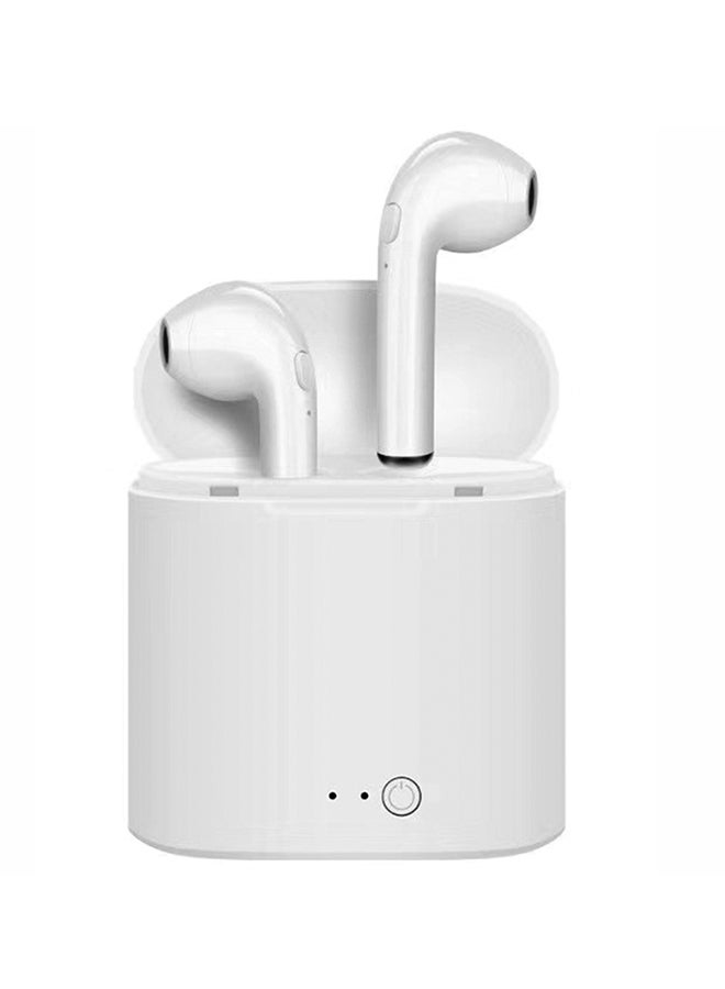 Generic - i7s BT Earphone Headphones Portable Wireless Earphones With Charging Box White - Image 1