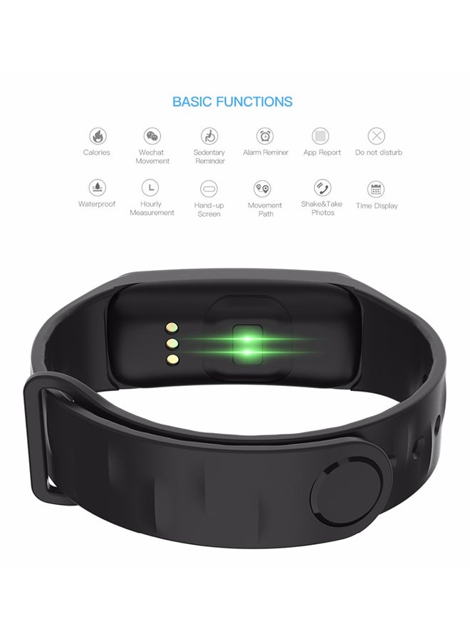 Smart Bracelet Heart Rate Monitor Fitness Tracker For Android iOS C1Plus Purple - Image 2