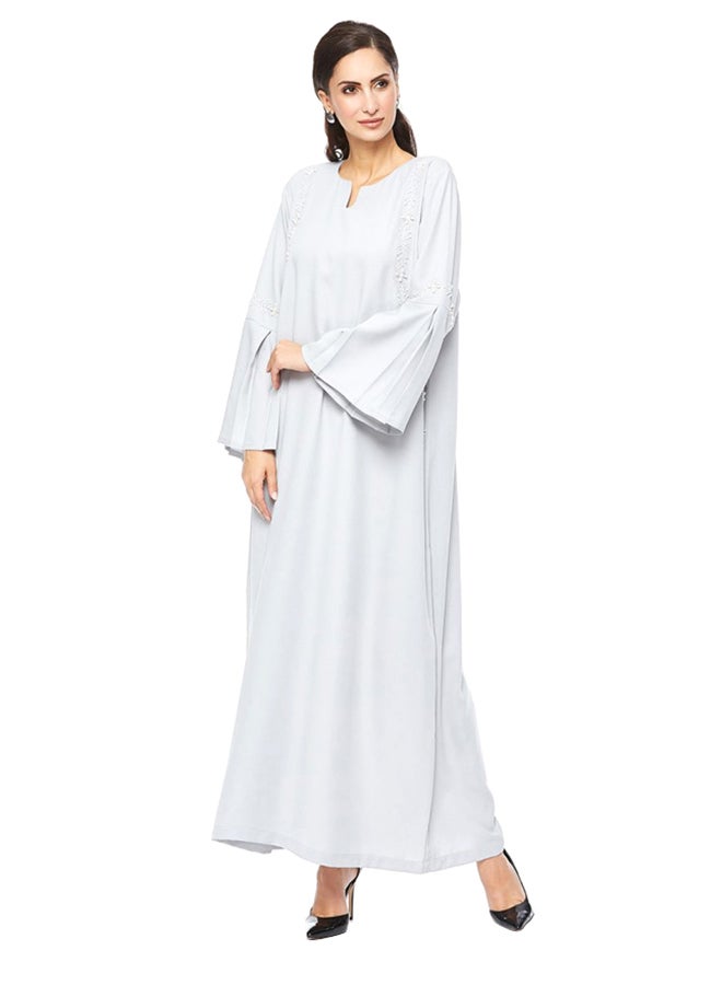 أتام جلابية أنيقة رمادي - Image 1