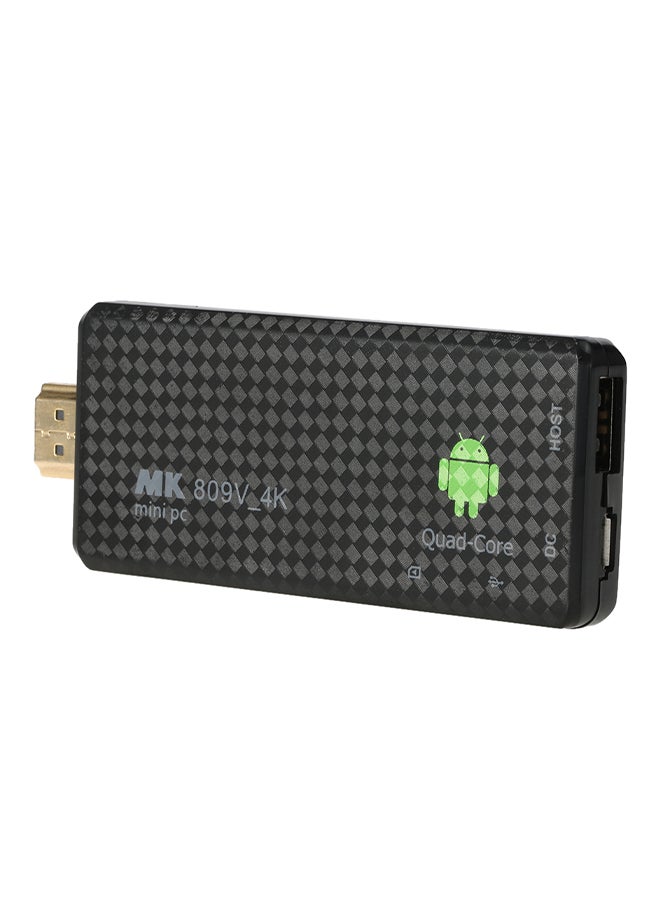 Android TV Dongle Mini PC Miracast WiFi Smart Media Player V2491 Black