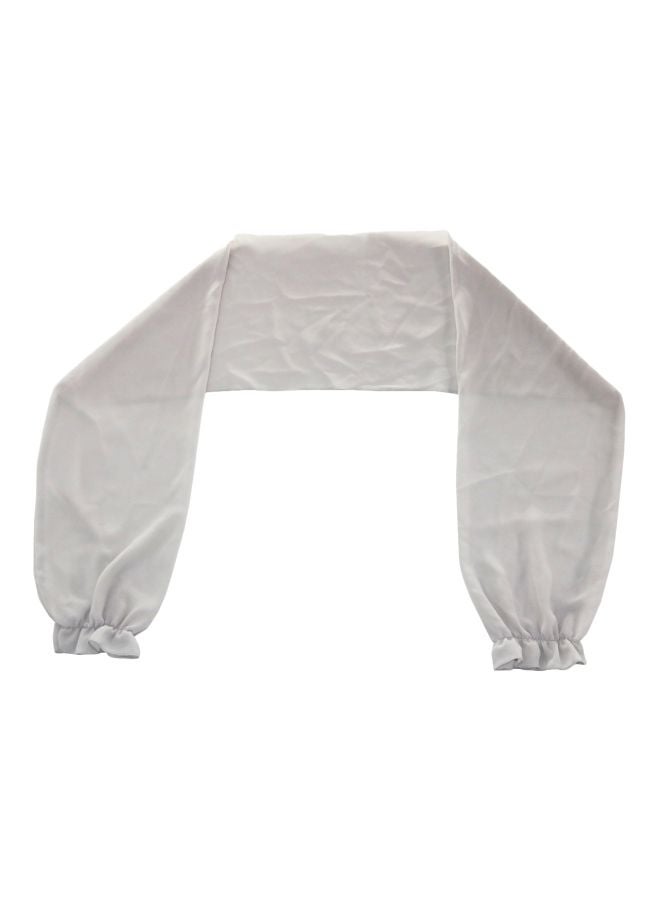 شاربدو بلوزة كم طويل رمادي فاتح - Image 1