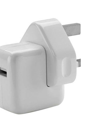 USB Mains Adapter 10W charger UK Plug For iPad/iPhone White - v1558691594/N26162534A_1