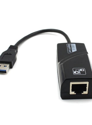 محول شبكة LAN بتقنية إيثرنت من منفذ USB 3.0 إلى منفذ RJ45 أسود - v1558691616/N26162556A_1