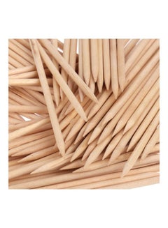 Generic 100-Piece Nail Cuticle Pusher Beige  - Image 5
