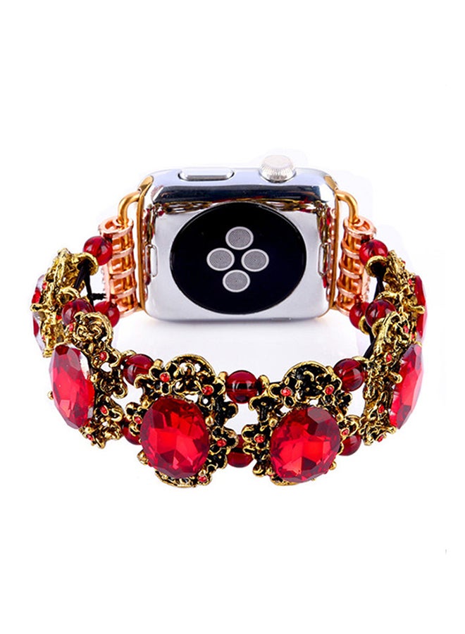 ISank Replacement Band For Apple Watch Series 3 Red - Image 2