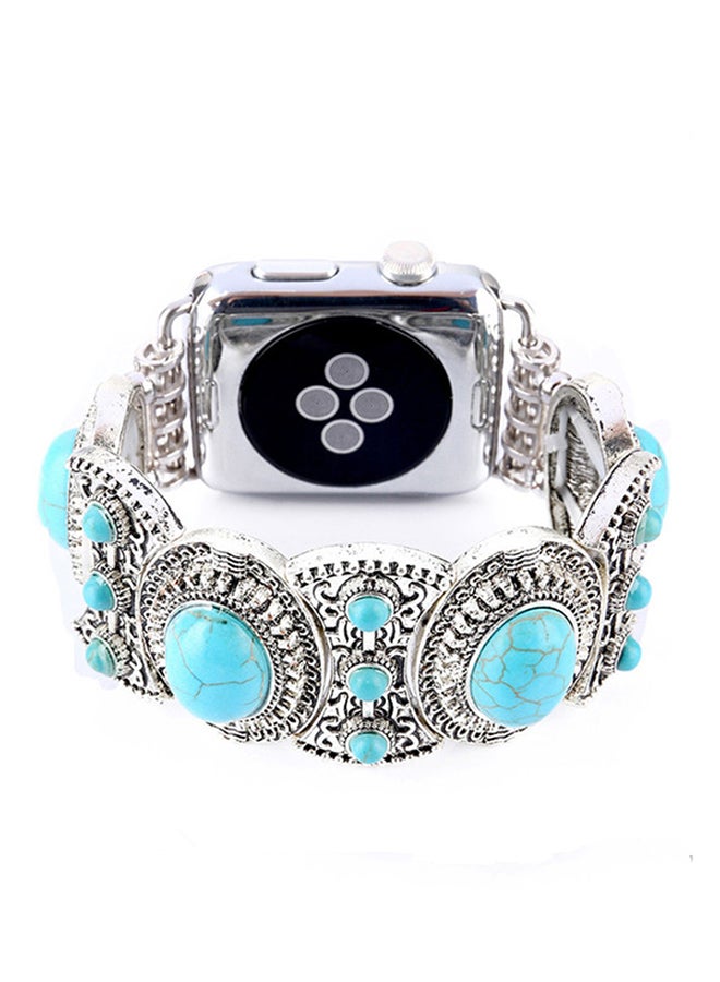 ISank Bracelet Replacement Band For Apple Watch Series 3/4/5 Sky Blue  - Image 2