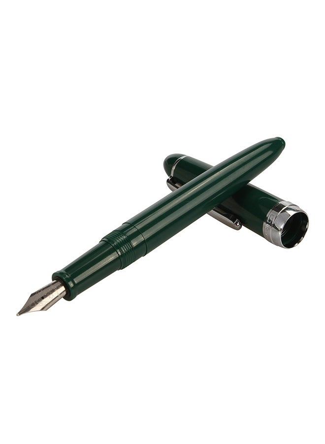 Generic Spiral Fine Nib Fountain Pen Green 