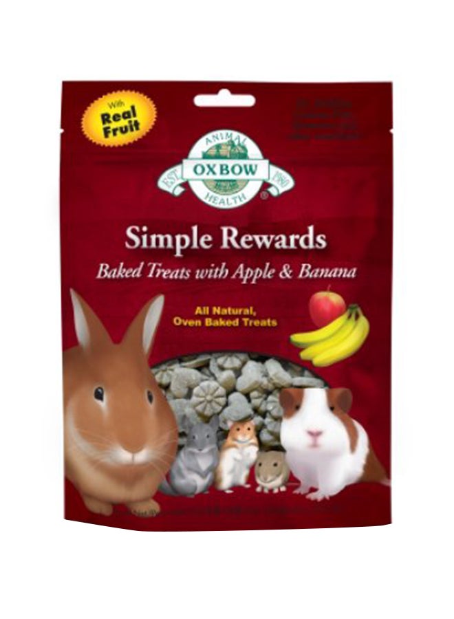 حلوى مخبوزة بنكهة التفاح والموز متعدد الألوان 85.05جرام