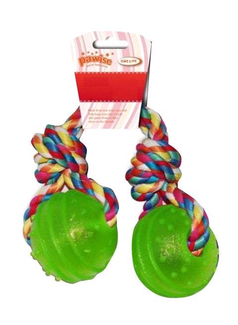 2 Balls With Rope Multicolour