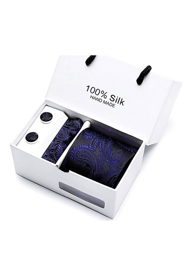 Sharpdo Polyester Necktie Set Black/Blue  - Image 2